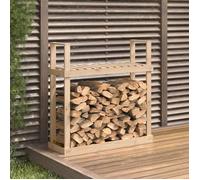 ""SALE 2025""Étagère pour Bois de Cheminée VIDAXL - Support pour bois de chauffage 110x35x108,5 cm Bois de pin chill351705