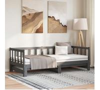 ""SALE 2025""Lit coulissant/Lit Gigogne - Lit 2 personnes - gris 2x(90x190) cm,28.66 Kg 5269