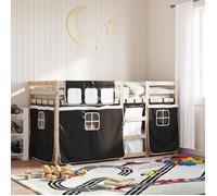 ""SALE 2025""Lit superposé enfant - Lit 2 personnes - 90x190 cm - bois de pin massif,34.33 Kg 2988