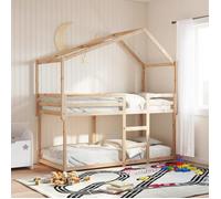 ""SALE 2025""Lit superposé enfant - Lit 2 personnes - 90x190 cm - bois de pin massif,43.18 Kg 7209