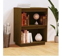 ""SALE 2025""Meuble bas bahut vaisselier - Armoire console - Marron miel - 60x34x75 cm Bois de pin solide,9,66 Kg 8410