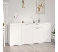 ""SALE 2025""Meuble bas bahut vaisselier - Buffet Blanc 160x36x75 cm - bois d'ingénierie,58,8 Kg 5331