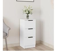 ""SALE 2025""Meuble bas bahut vaisselier - Buffet Blanc 30x30x70 cm - bois d'ingénierie,14,8 Kg 3888