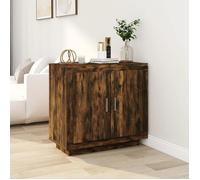 ""SALE 2025""Meuble bas bahut vaisselier - Buffet - Chêne fumé - 80x40x75 cm - bois d'ingénierie,27,72 Kg 2739