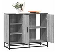 ""SALE 2025""Meuble bas bahut vaisselier - Buffet - Sonoma gris - 92x35x76 cm - bois d'ingénierie,28,95 Kg 4876