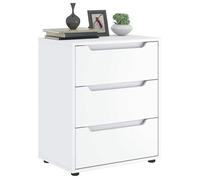 ""SALE 2025""Meuble bas bahut vaisselier - Buffet VISNES blanc 60x40x73 cm - bois d'ingénierie,24,2 Kg 6922