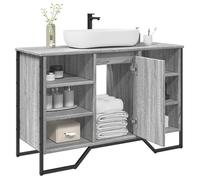 ""SALE 2025""Meuble salle de bain suspendu - Armoire lavabo de salle de bain - Sonoma gris - 91x35x60 cm,22,85 Kg 7862