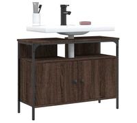 ""SALE 2025""Meuble sous-vasque suspendu - Armoire lavabo de salle de bain - Chêne marron - 80x30x60 cm,19,69 Kg 1702