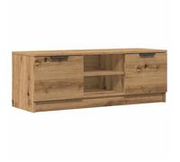 ""SALE 2025""Meuble TV Bas sur Pieds MOOD - Table Télé chêne artisanal - 102x35x36,5 cm - Bois d'ingénierie Chill7624689