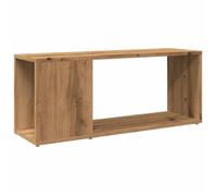 ""SALE 2025""Meuble TV Bas sur Pieds MOOD - Table Télé chêne artisanal - 80x24x32 cm - Bois d'ingénierie Chill7076462