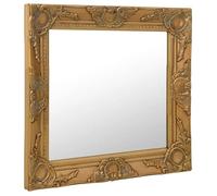 ""SALE 2025""Miroir Suspendu Décoratif MOOD - Miroir mural style baroque - 60x60 cm Doré Chill942102