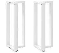 ""SALE 2025""Pieds de table de bar forme de T - Lot de 2 - blanc 40x35x(101-102) cm,18,9 Kg 3880
