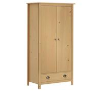 ""SALE 2025""Placard de Chambre - Garde-robe à 2 portes Hill 89x50x170 cm Bois de pin solide,36,35 Kg 8378