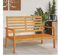 ""SALE 2025""Sofa canapé de patio/Canapé de jardin 120 cm - Bois d'acacia massif - 120x68x81 cm,15,2 Kg 5521