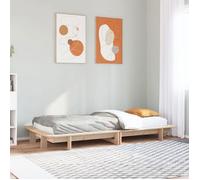 ""SALE 2025""Structure/Cadre de lit - Lit 1 personne - 90x190 cm - bois de pin massif,19.9 Kg 8009