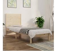 ""SALE 2025""Structure/Cadre de lit - Lit 1 personne - 90x190 cm bois massif,19.06 Kg 6474