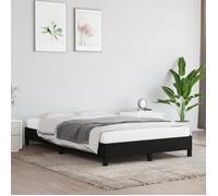 ""SALE 2025""Structure/Cadre de lit - Lit 2 personnes - noir 120x190 cm tissu,21.05 Kg 9551