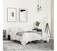 ""SALE 2025""Structure/Cadre de lit - Lit 2 personnes - noir 120x200 cm,30 Kg 9389