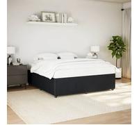 ""SALE 2025""Structure/Cadre de lit - Lit 2 personnes - noir 200x200 cm velours,56.2 Kg 5892