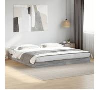 ""SALE 2025""Structure/Cadre de lit - Lit 2 personnes - sonoma gris - 180x200 cm,29.8 Kg 5684