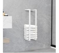""SALE 2025""Support pour serviettes UU - Porte-serviette Blanc 12,5x12,5x60 cm Acier chill874771