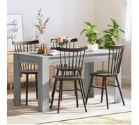 ""SALE 2025""Table à Manger Industriel - Table à dîner - Sonoma gris - 140x74,5x76 cm - bois d'ingénierie,26,25 Kg 1165