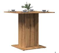 ""SALE 2025""Table à manger - table de dîner chêne artisanal 80x80x75 cm - bois d'ingénierie,19,91 Kg 8591