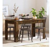 ""SALE 2025""Table à manger - table de dîner - Chêne fumé - 140x74,5x76 cm - bois d'ingénierie,26,25 Kg 9416