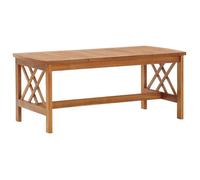 ""SALE 2025""Table basse - Table d’Appoint de Salon - 102x50x43 cm - Bois d'acacia solide,9 Kg 5432