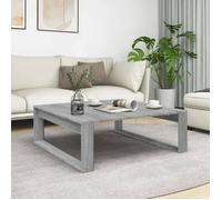 ""SALE 2025""Table basse - Table d’Appoint de Salon - Sonoma gris - 100x100x35 cm - bois d'ingénierie,18,9 Kg 9657