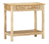 ""SALE 2025""Table console - Table d’appoint Scandinave - 80x35x74 cm - Bois de manguier massif,15,92 Kg 4013