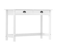 ""SALE 2025""Table console - Table d’appoint Scandinave - Hill avec 2 tiroirs 110x45x74 cm Bois pin massif,11,86 Kg 5815