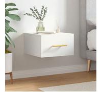 ""SALE 2025""Table de chevet murale contemporaine blanc 35x35x20 cm,7,14 Kg 9617
