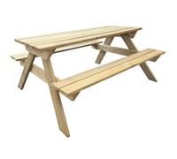 ""SALE 2025""Table de jardin - Table de pique-nique - 150 x 135 x 71,5 cm Bois,49,8 Kg 7095