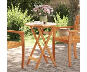 ""SALE 2025""Table pliable de jardin table d'extérieur | table d'appoint Ø60x75 cm - Bois d'acacia massif,6,4 Kg 7636