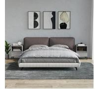 ""SALE 2025""Tables d'appoint - Tables de chevet - Lot de 2 - Sonoma gris - 40x35x50 cm,21,63 Kg 3606