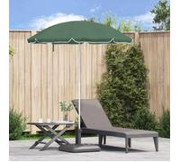 ""SALE 2026"" Accesoire ombre balcon Vert - Parasol de plage Vert 161x193cm Polyester PRO310782413
