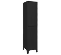 ""SALE 2026""Armoire à casier - armoire de bureau -s Noir 38x45x180cm Acier 22 Kg 8763333
