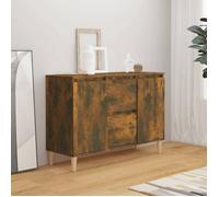 ""SALE 2026"" Armoire/Cabinet à tiroirs Brun - Buffet Chêne fumé 101x35x70cm - bois d'ingénierie PRO339117838