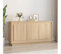 ""SALE 2026"" Armoire/Cabinet à tiroirs Brun - Buffet chêne sonoma 102x35x55cm - bois d'ingénierie PRO438086636