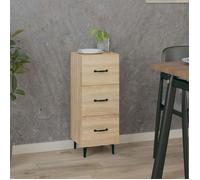 ""SALE 2026"" Armoire/Cabinet à tiroirs Brun - Buffet Chêne sonoma 34,5x34x90cm - bois d'ingénierie PRO445097583