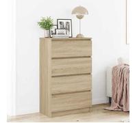 ""SALE 2026"" Armoire/Cabinet à tiroirs Brun - Buffet Chêne sonoma 60x35x98,5cm - bois d'ingénierie PRO924912224
