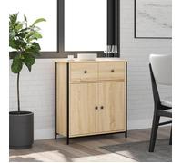 ""SALE 2026"" Armoire/Cabinet à tiroirs Brun - Buffet chêne sonoma 70x30x80cm - bois d'ingénierie PRO470563407