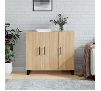 ""SALE 2026"" Armoire/Cabinet à tiroirs Brun - Buffet chêne sonoma 90x34x80cm - bois d'ingénierie PRO786427127