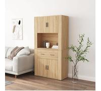 ""SALE 2026"" Armoire/Cabinet à tiroirs Brun - Buffet haut Chêne sonoma Bois d'ingénierie PRO634603627