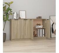 ""SALE 2026"" Armoire/Cabinet à tiroirs Brun - Buffets 2 pcs Chêne sonoma 60x30x70cm - bois d'ingénierie PRO863692337