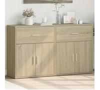 ""SALE 2026"" Armoire/Cabinet à tiroirs Brun - Buffets 2 pcs chêne sonoma 60x31x70cm - bois d'ingénierie PRO989757683