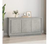 ""SALE 2026"" Armoire/Cabinet à tiroirs Gris - Buffet gris béton 102x35x55cm - bois d'ingénierie PRO809867233