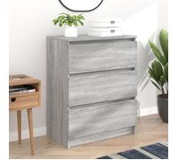 ""SALE 2026"" Armoire/Cabinet à tiroirs Gris - Buffet Sonoma gris 60x35x76cm - bois d'ingénierie PRO219697609