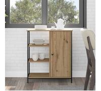 ""SALE 2026"" Armoire/Cabinet à tiroirs Marron - Buffet chêne artisanal 70x30x80cm - bois d'ingénierie PRO113149989